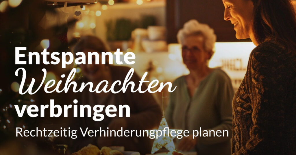 Verhinderungspflege rechtzeitig planen